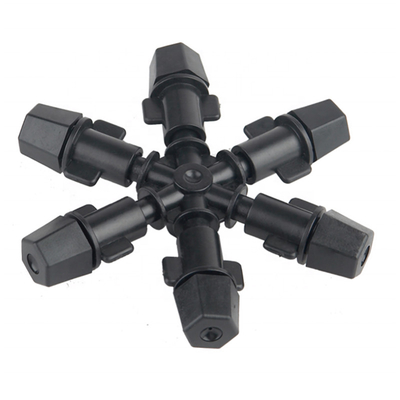 Ondersteuning vakantie selectie landbouw irrigatie Multi-sprinkler met stroomregulatie