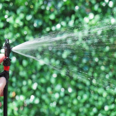 Duurzame plastic sprinkler voor 360 draaiende tuin Quick Connect en speciaal ontwerp
