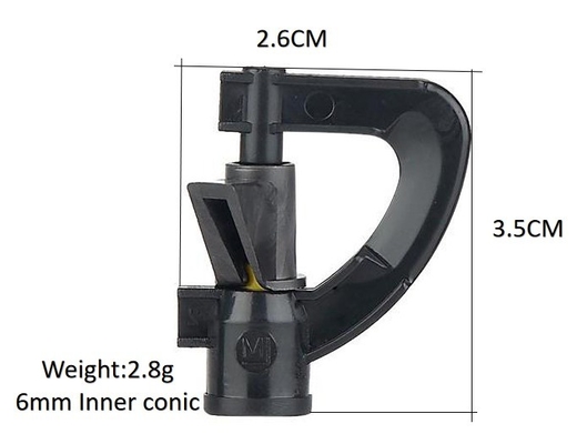G-type driehoekband tuinsprinkler Plastic irrigatie sprinkler Normale prestaties