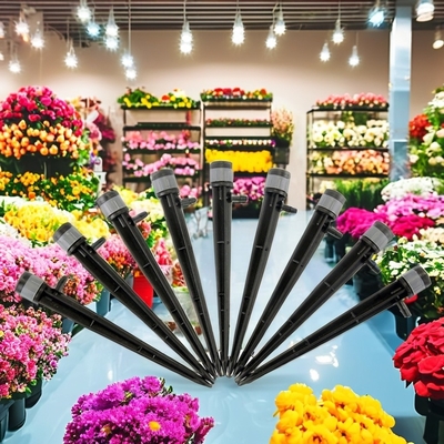 Ingenieurswerk Plastic watering roterende sprinkler voor micro-irrigatie met verstelbaar bereik