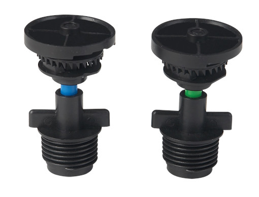 Dubbele spuitstuk 360-rotatie sprinkler voor snelle verbinding landbouw irrigatie efficiëntie