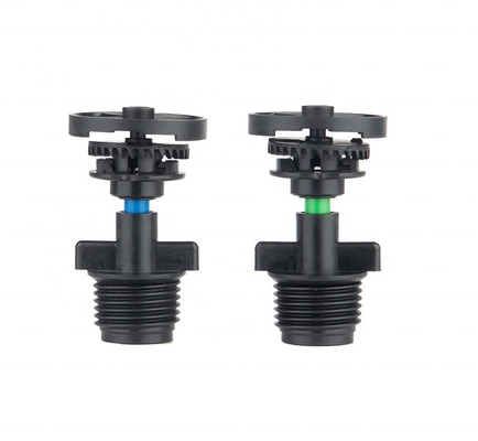 Snel aansluiten Dubbele sproeiers Draaien Sprinkler voor tuin 360 Sprinkler Landbouw Irrigatie
