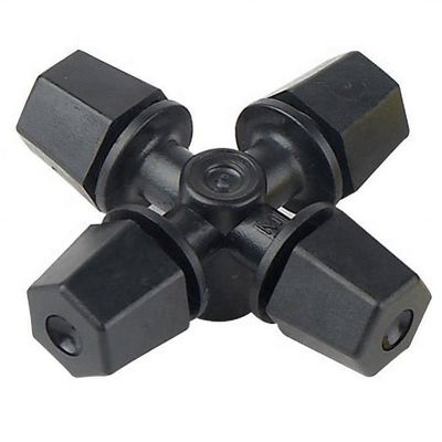 Vier-uitlaat geatomiseerde irrigatiespray voor de landbouw 250-40KPA Automatische irrigatie