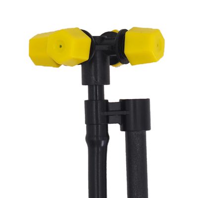 Vier-uitlaat geatomiseerde irrigatiespray voor de landbouw 250-40KPA Automatische irrigatie