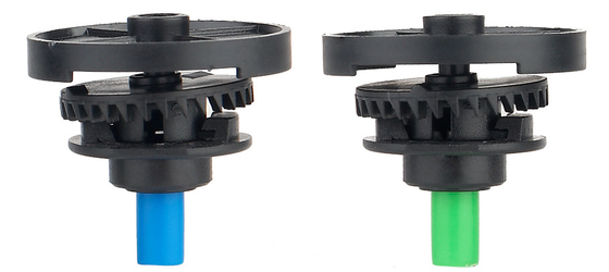 Landbouw Irrigatie Engineering Plastic Double Nozzle Rotating Lawn Sprinkler