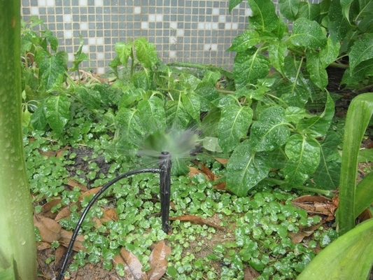 Straal-/centrifugeel geïntroduceerde schakel sprinkler voor consistente irrigatie in de tuin