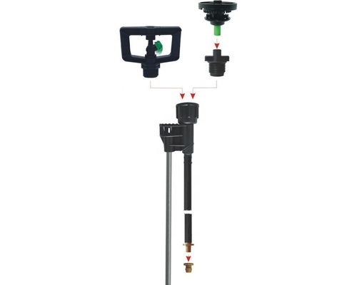Landbouw Irrigatie Duurzame 360 graden rotatie Variabele hoek Automatische sprinkler