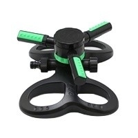 Duurzame 360 graden verstelbare automatische roterende tuinsprinkler 3 armen water sprinkler tuin