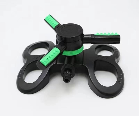 360 graden verstelbare automatische roterende tuinsprinkler 3 armen irrigatie water sprinkler