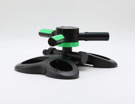 360 graden verstelbare automatische roterende tuinsprinkler 3 armen irrigatie water sprinkler