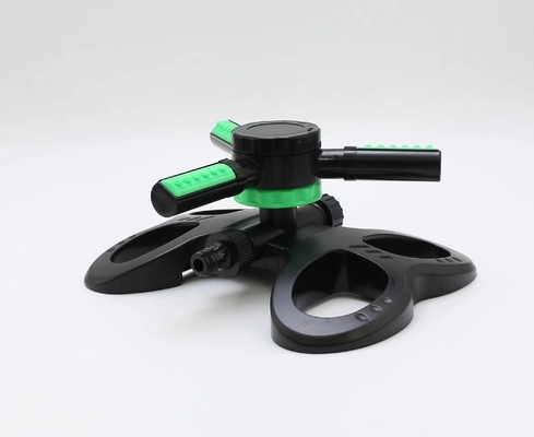 360 graden verstelbare automatische roterende tuinsprinkler 3 armen irrigatie water sprinkler