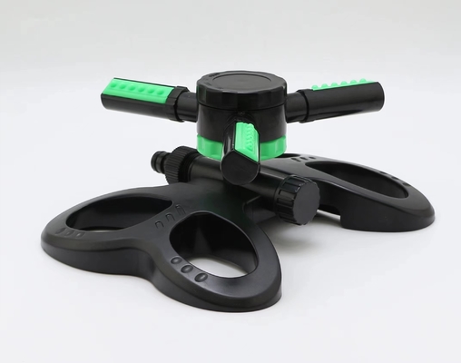 360 graden verstelbare automatische roterende tuinsprinkler 3 armen irrigatie water sprinkler