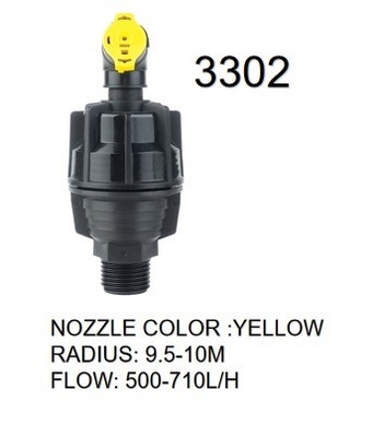 Medium water sprinkler Landbouw Irrigatie 360 graden roterende R10 multi-outlet spuitstuk