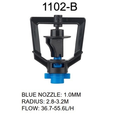 360 graden water sprinkler voor landbouwbewatering Sterk en druk 150-300kpa