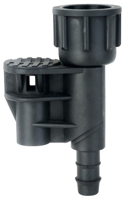 Alledaagse techniek Plastics Irrigatie onderdelen Micro Sprinkler Zwart Middelgrote connector