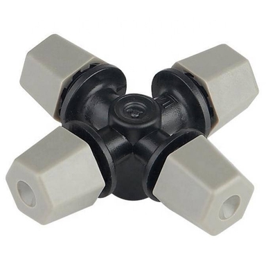 Micro-MIST-sprinkler met vier uitgangen voor irrigatieapparatuur voor de landbouw en bosbouw